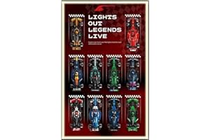 QIXINDGYH Panneau d’affichage mural pour voiture de course Lego 77242-77251 série F1, présentoir, 50 x 80 cm (lumière LED USB B)