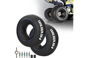 RUTU 18x8.50-8 18x9.50-8 chambre à air avec TR-13 soupape droite tige pour VTT Quad 4 roues Go Kart tracteur à gazon souffleuse à neige voûte de Golf remorque de jardin tondeuse à gazon lourde