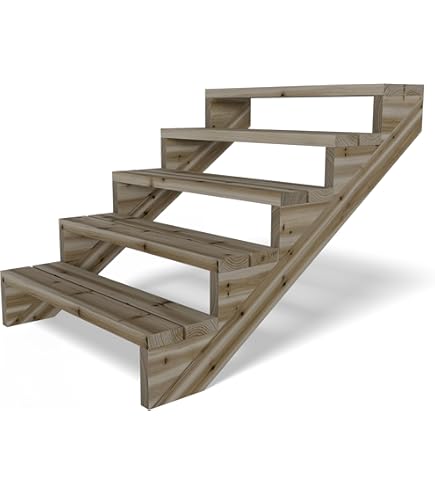 Houten trapladder klein - De Decorkliniek