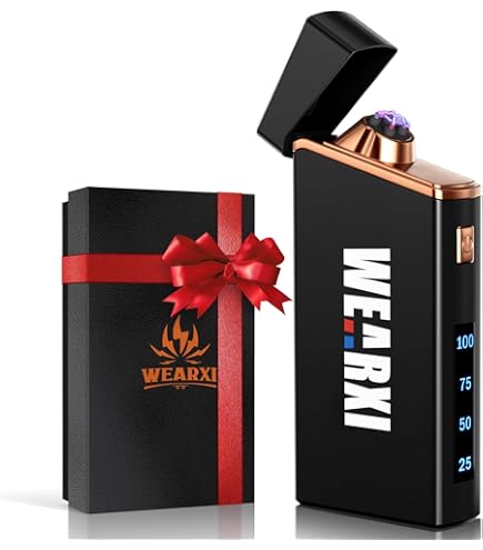 Gepersonaliseerde gegraveerde reflecterende gouden elektrische aansteker, boogaansteker, wordt geleverd met presentatiedoos, USB-oplaadbaar, elk letterontwerp, cadeau voor hem, gegraveerd in het