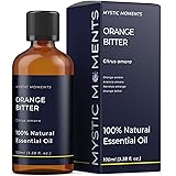 Mystic Moments | Olio Essenziale Amaro Arancione 100 ml - Olio Puro e Naturale per diffusori, aromaterapia e Massaggio miscel