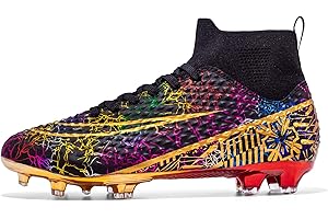 sudorun Fußballschuhe Kinder Kunstrasen Fussballschuhe Hallenschuhe Für Jungen Mädchen AG FG TF Turf Trainingsschuhe