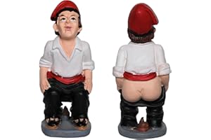 BEST&FREE Caganer o Caganet Belen de Navidad 12cm. La Favorita de Las Figuritas del Belen. Adorno de Navidad para Belenes Navidad Figura cagon Belen.