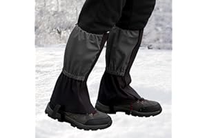 HENGBIRD Gamaschen Wandern Wasserdicht, Gamaschen Wasserdicht Gamaschen Wandern, Outdoor Gamaschen Herren Damen,Gamaschen Schneeschuhwandern, Gaiters zum Wandern//Klettern/Jagd und Skifahren