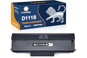 ColorKing Compatible MLT-D111S Toner Cartridge Replacement for Samsung D111L MLTD111S for Samsung Xpress M2026W M2026 M2070W M2070 M2020 M2020W M2022W M2022 M2070FW M2070F M2078W M2078 (1 Black)