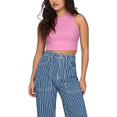 ONLY ONLVILMA S/L CROPPED TANK TOP JRS NOOS T-Shirt Women