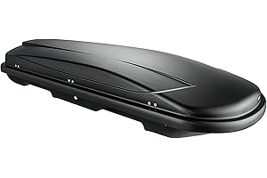 ‎VDP VDP Dachbox VDPJUXT500 500Ltr abschließbar schwarz + Alu Dachträger RB003 kompatibel mit Audi A6 Kombi (C7) (5Türer) ab 2011