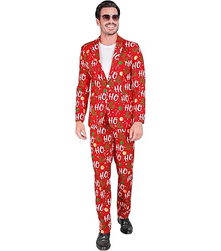 W WIDMANN MILANO Party Fashion - Trainingspak met kerstmotief, Merry