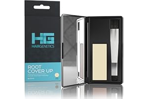 Hair Genetics Root Cover Up Szybko i łatwo ukryj siwe włosy i odrosty, naturalnie wyglądający puder Root Touch Up podkreśla i wypełnia brwi (Jasny blond)