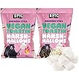 Vegan Marshmallows | American Style Epic Vegan Extra Large Toasting Marshmallows - Gluten Free - 2 Packs of 200g