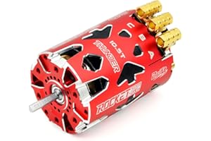 SURPASS HOBBY USA Surpass Hobby 10.5T Brushless Motor Thunder Power 540 Sensored Motor for 1/10th RC Drift Car (Red 10.5T)