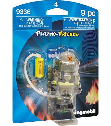 PLAYMOBIL CAMION POMPIERE 2 auto polizia e personaggi e anche accessori incluse EUR 49,00