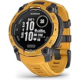 Garmin Instinct 3 &ndash; 45 mm, Turuncu/Gri | G&uuml;neş, sağlam dış mekan tasarımı, dahili el feneri, alp acele koleksiyonu sınırlı sa
