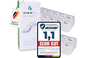 smardy 120 snabbtesttabletter DPD1 för fritt klor i pool och akvarium