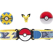 BANDAI Clip 'N' Go - 1 Ceinture, 1 Poké Scuba Ball Et 1 Figurine 5 Cm Pokemon Carapuce