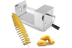 Golden Seeds Taglierina Patata, Affettatrice Manuale Affettafrutta Spirale Twister, per Verdura