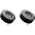 Nortek Platina+ 5W IP65 Surface COB LED Light | Waterproof Outdoor & Indoor Lighting | Black Aluminium Die-Cast Body | Energy-Efficient Cabinet & Ceiling Light | (Warm White, Pack of 2)