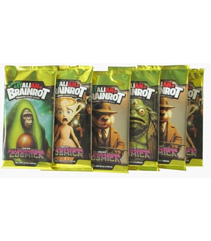 Skifidol Italian Brainrot Trading Cards - 1 Starterpack + 5 Booster