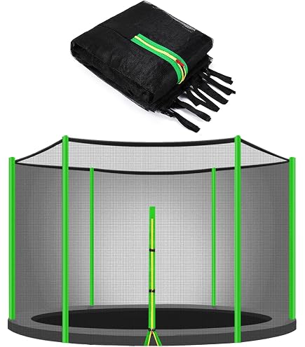 Poteau Pour Trampoline 25 Mm Manhegari Poteaux Trampoline 4 Pièces - Rechange Filet Sécurité Barres Trampoline Acier