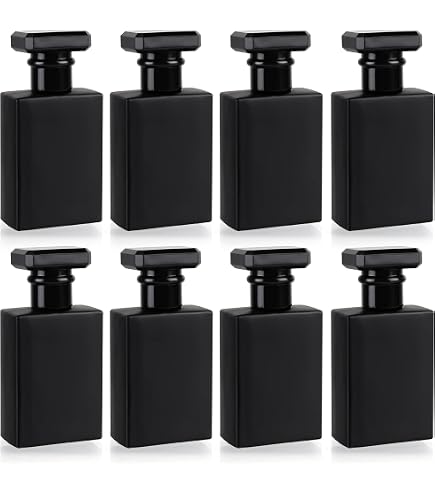 GZLFH 4 Parfümzerstäuber Nachfüllbar – 30 Ml Mit Trichter & Etiketten, Gold & Silber