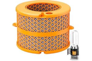 LJUNFCL Filter für Dyson Luftreiniger Humidify+Cool PH01 PH02 PH03 PH04 PH3A, Luftreiniger Kohlefaserfilter Ersatz für Dysón, Aktivkohle Ersatzfilter Kompatibel mit Dyson Purifier für Luftbefeuchtung