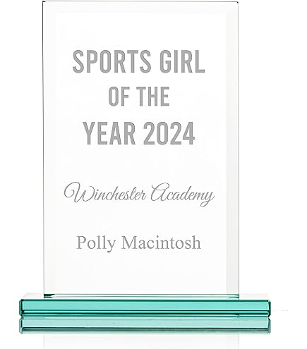 Personalised Round Jade Glass Award By The Glass Yard - View #2