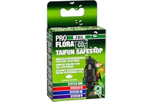 JBL PROFLORA CO2 TAIFUN SAFESTOP, Clapet Anti-retour d'Eau pour les Systèmes CO2, Pour tuyau de 4/6 mm de diamètre