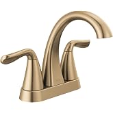 Delta Faucet Arvo Altın Banyo Bataryası, Merkezli Banyo Bataryası Altın, Banyo Lavabo Bataryası, Tahliye Takımı Dahil, Şampan