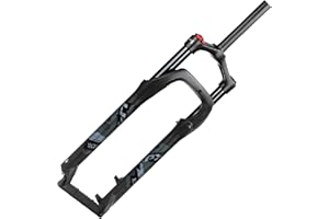 STRTG Fat Bike - Forcella Ammortizzata Fat Fork,20/26Pollici Pneumatici da 4.0 Forcella di Sospensione per 135 Mm Forcella Mountain Bike Dritta Neve Snow Gatto delle Nevi ATV
