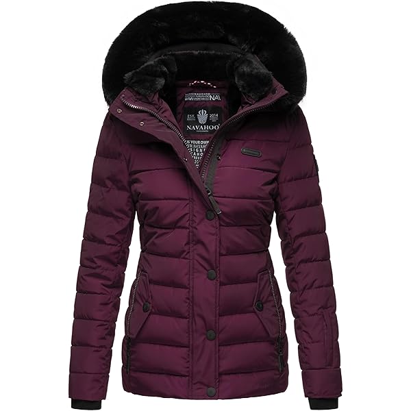 MARIKOO Winterjas 'Nayanaa XVI' in Beige - ABOUT YOU
