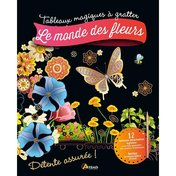 Magic Rainbow Papier à gratter, Lot de 12 Dessin Gratter pour Adulte Enfants (15.6x7cm), Carte à Gratter pour Écriture, Jeux, Activité Manuelle pour Adulte (Monde animal
