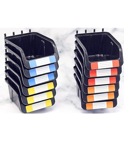 Yulejo 4 Pack Pegboard Accessories With Lid White India | Ubuy - View #10