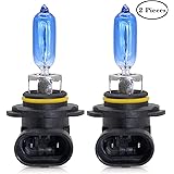 Winpower HB3/ 9005 Halogen Scheinwerferlampen 100W 5000K Warmweiß Lampe 12V Auto Nebel Beleuchtung Seitenlicht DRL Birne, 2 S