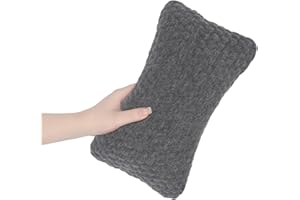 ‎BLUBLU PARK Blublu Park Kleine Kopfkissen für Besseren Schlaf, 11"x 7" Kleines Kissen für Reise & Flugzeug, Mit Box, Waschbar, Nackenkissen für Erwachsene, Kinder, Haustiere, Dunkelgrau - 1 Stück