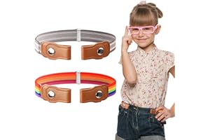 Joyan 2 Stück Elastischer Gürtel kinder, Schnallenfreier Gürtel für Jungen Mädchen, Einstellbar Gürtel Kinder Ohne Schnalle für Jeans Hosen Kleid