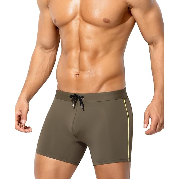 Jammers Men Guisaled Men Swim Trunks Square Leg Swim Quick Dry
