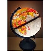 LRS STORE Işıklı Hem Fiziki Hem Siyasi Yazılabilir D&uuml;nya K&uuml;resi Atlas Harita 30cm En B&uuml;y&uuml;k Boy
