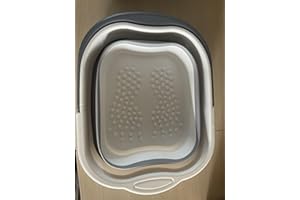 PAAOROARU 16L Faltbare Fußbadewanne Griff