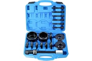 FreeTec Set di Attrezzi per Cuscinetti Ruota Strumento Estrattore di Mozzi Ruota Cuscinetti Sferici Kit di Smontaggio per VW per Audi per Opel per Fiat per BMW per Ford