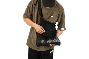 SEPTPENTA Sac de Cueillette de Fruits, Sac de Cueillette de Champignons D'extérieur, Tissu en Maille Épaisse Hautement Respirant, Longueur de Sac Réglable, Sac de Rangement pour Cueillir Des Légumes, Des Fruits