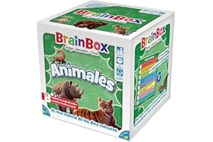 BEZZERWIZZER Beezerwizzer Studio | BrainBox Animales | Juego de Cartas de Memoria y Observación para Familias y Niños | Educativo | A Partir de 8 Años | A Partir de 1 Jugador | 10 Minutos por Partida | Español