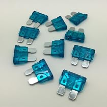 Kit 100 Fusibili Lama Per Auto – Assortimento 2A 3A 5A 7.5A 10A 15A 20A 25A 30A 35A – Mini Fusibili Per Auto, Moto, Camion Con Pratica Scatola Portafusibili - 3