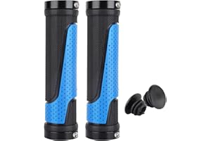 BeiLan 2X Manopole Manubrio Bicicletta Universale, Impugnatura Alluminio, Adatte a Universale Bike Bicycle Bici Cycling Ciclismo MTB