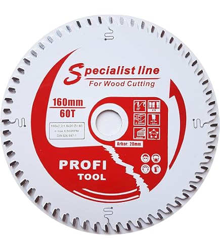Kreissägeblatt HM 150x2,6x16 Mm, Z=48, Für Holz & Platten – Passend Für Bosch, Parkside Uvm.