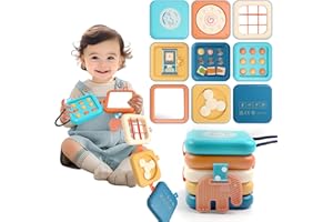 LFBEST Montessori Zabawka dla Niemowląt, Zabawka od 1 Roku Zycia, Trening Koordynacji Sensorycznej, do Samolotu, Idealne Urodziny, dla Chłopców i Dziewczynek