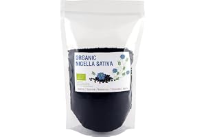 Ekologiska nigellafrön, hela, Svart Kummin Bio, Nigella Sativa 900g