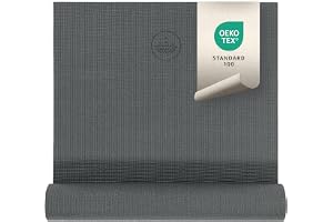 Lotuscrafts yogamatta Mudra Studio XL [5 mm tjocklek] - vänlig mot huden och testad mot skadliga ämnen - för nybörjare och av