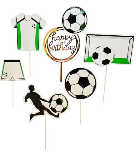 UPKOCH Miniature Soccer Figures – Set Of Small Football Player Cake Toppers For Birthday Parties - View #13