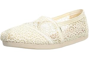 TOMS Femme Moroccan Corchet Alpargata Mocassin Plat