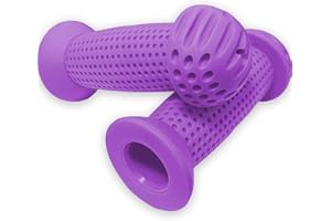 FRSOHEWIN Manopole per bicicletta per bambini, impugnature ergonomiche, in gomma, antiscivolo, per bambini, bicicletta, 1 paio di bici da città, 100 mm, colore nero